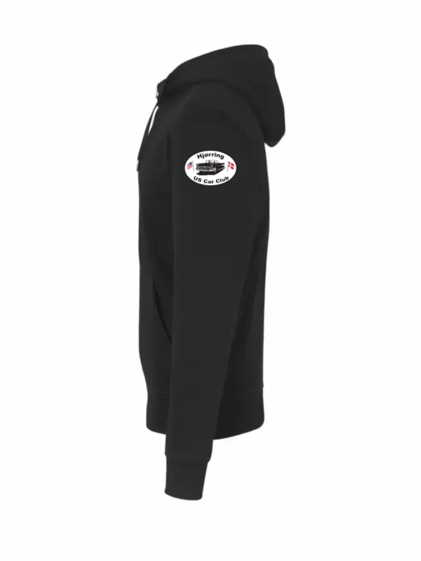 HUCC Zip Hoodie Sort Herre