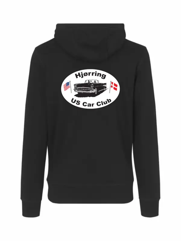 HUCC Zip Hoodie Sort Herre