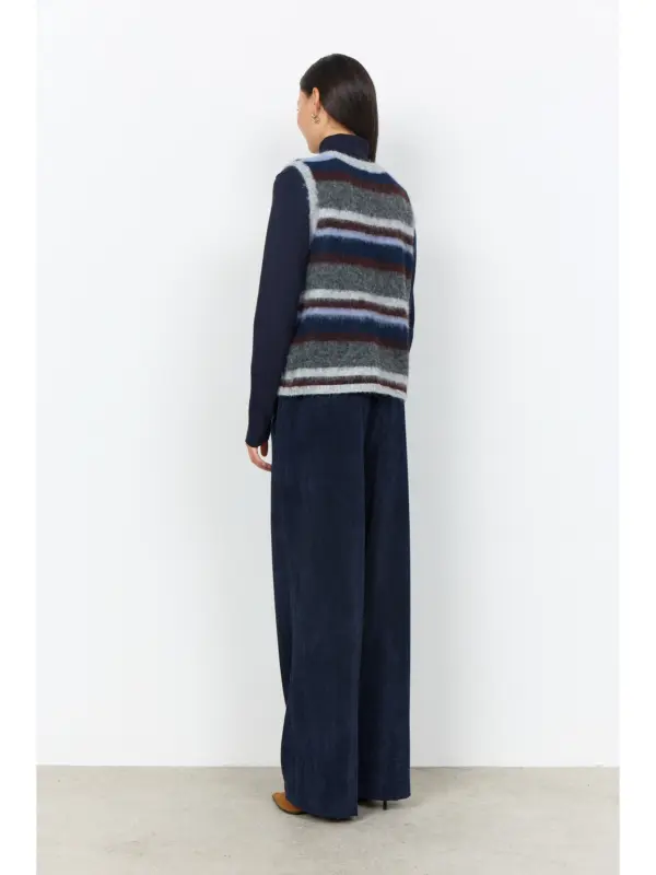 Soyaconcept SC-HADIL YD 1 Vest C NAVY MELANGE COMBI