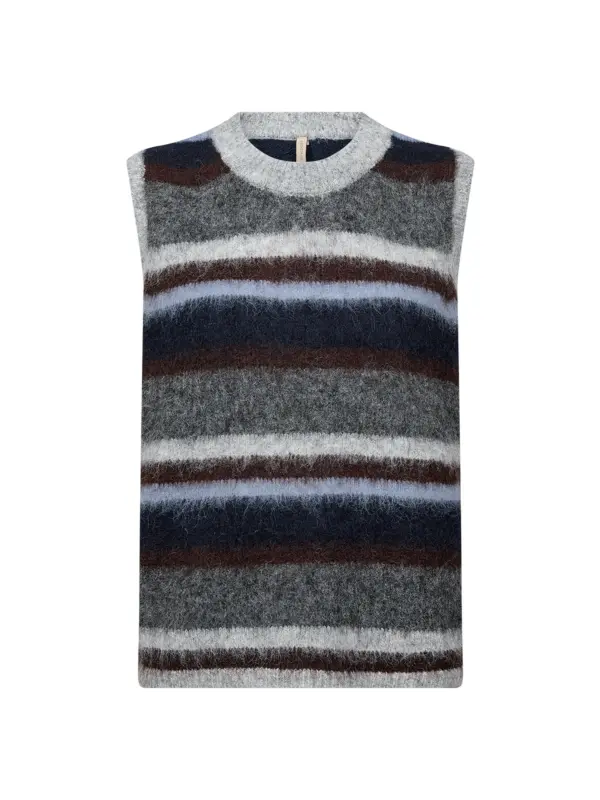 Soyaconcept SC-HADIL YD 1 Vest C NAVY MELANGE COMBI