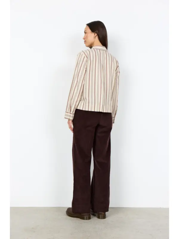 Soyaconcept SC-HALEY 2 - YD Skjorte MADDER BROWN COMBI