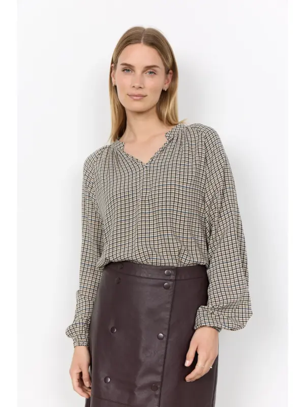 Soyaconcept SC-HALIA 1 AOP Bluse TEMPEST COMBI