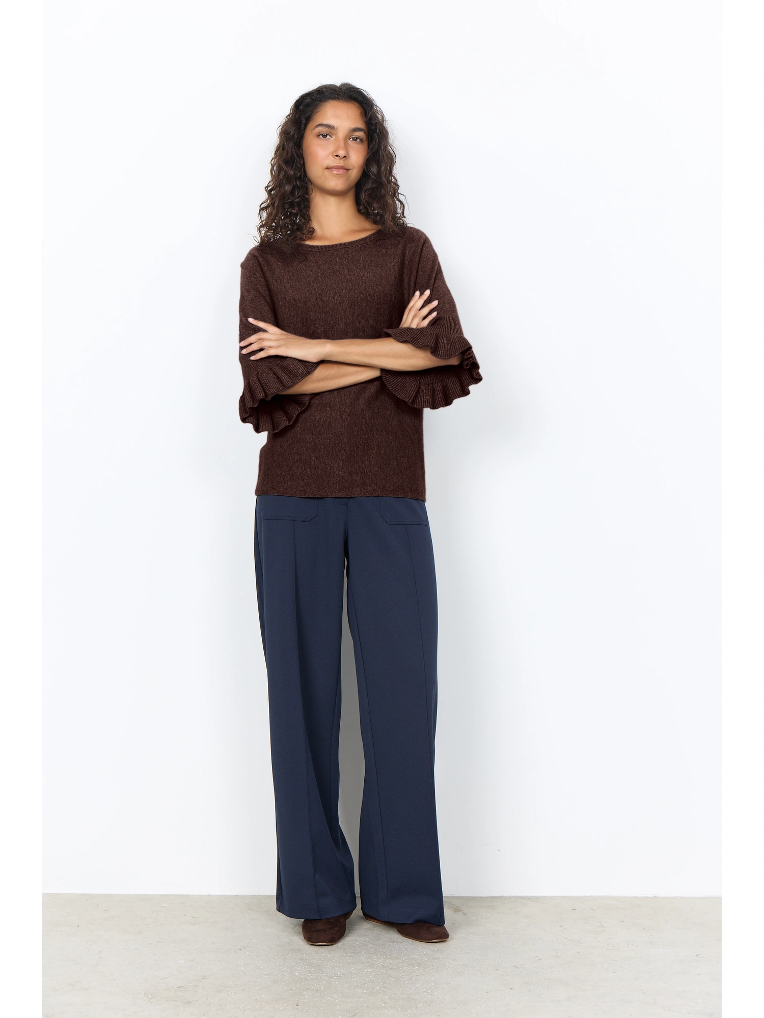 Soyaconcept SC-HELDA 1 Pullover CHOCOLATE PLUM MELANGE