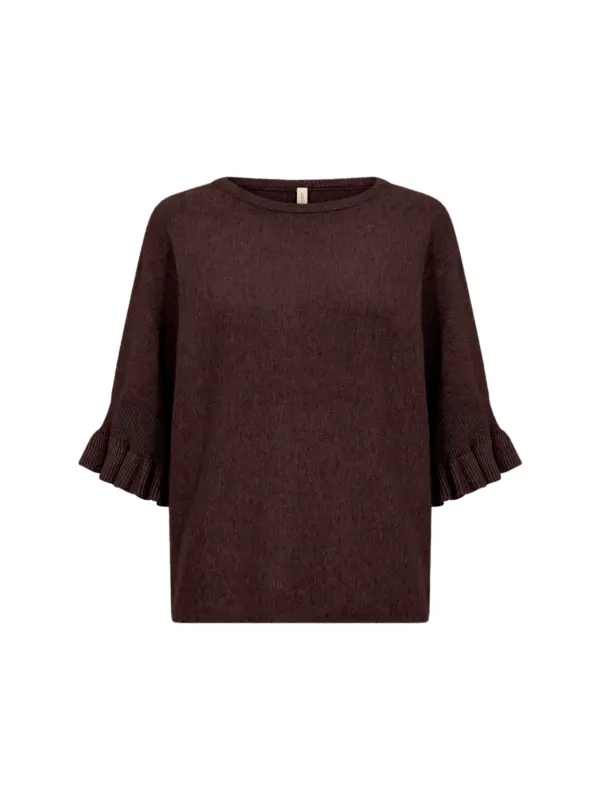 Soyaconcept SC-HELDA 1 Pullover CHOCOLATE PLUM MELANGE