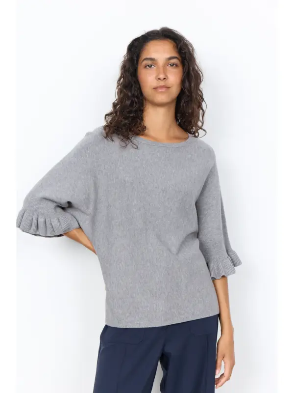 Soyaconcept SC-HELDA 1 Pullover MED. GREY MELANGE