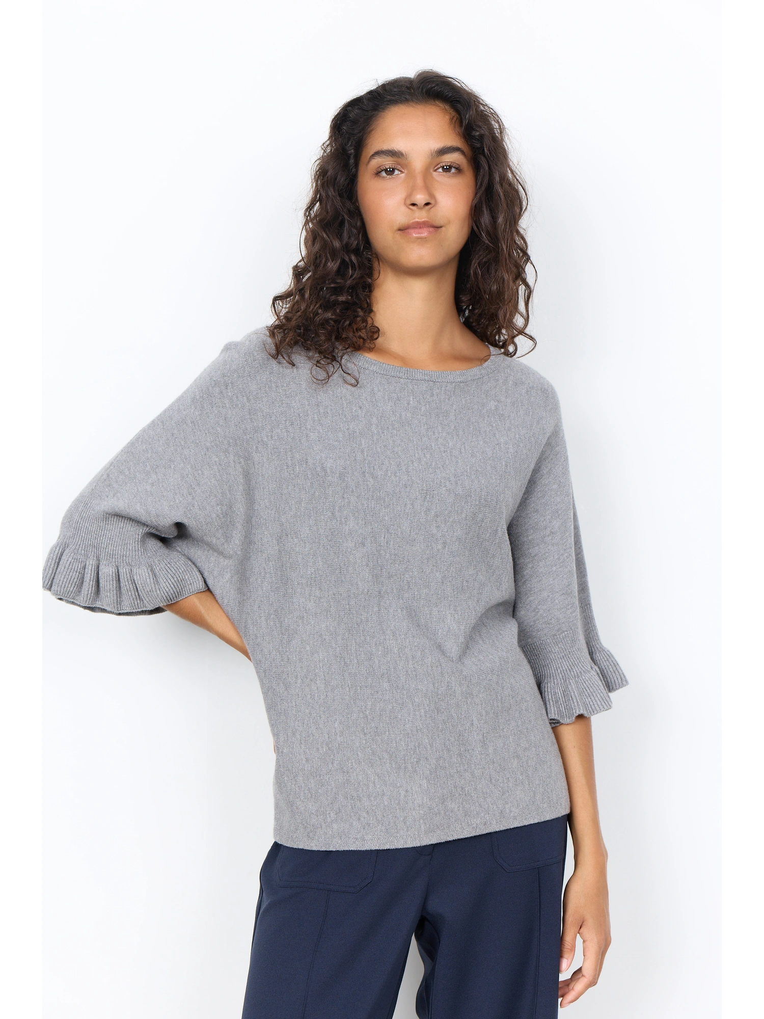 Soyaconcept SC-HELDA 1 Pullover MED. GREY MELANGE