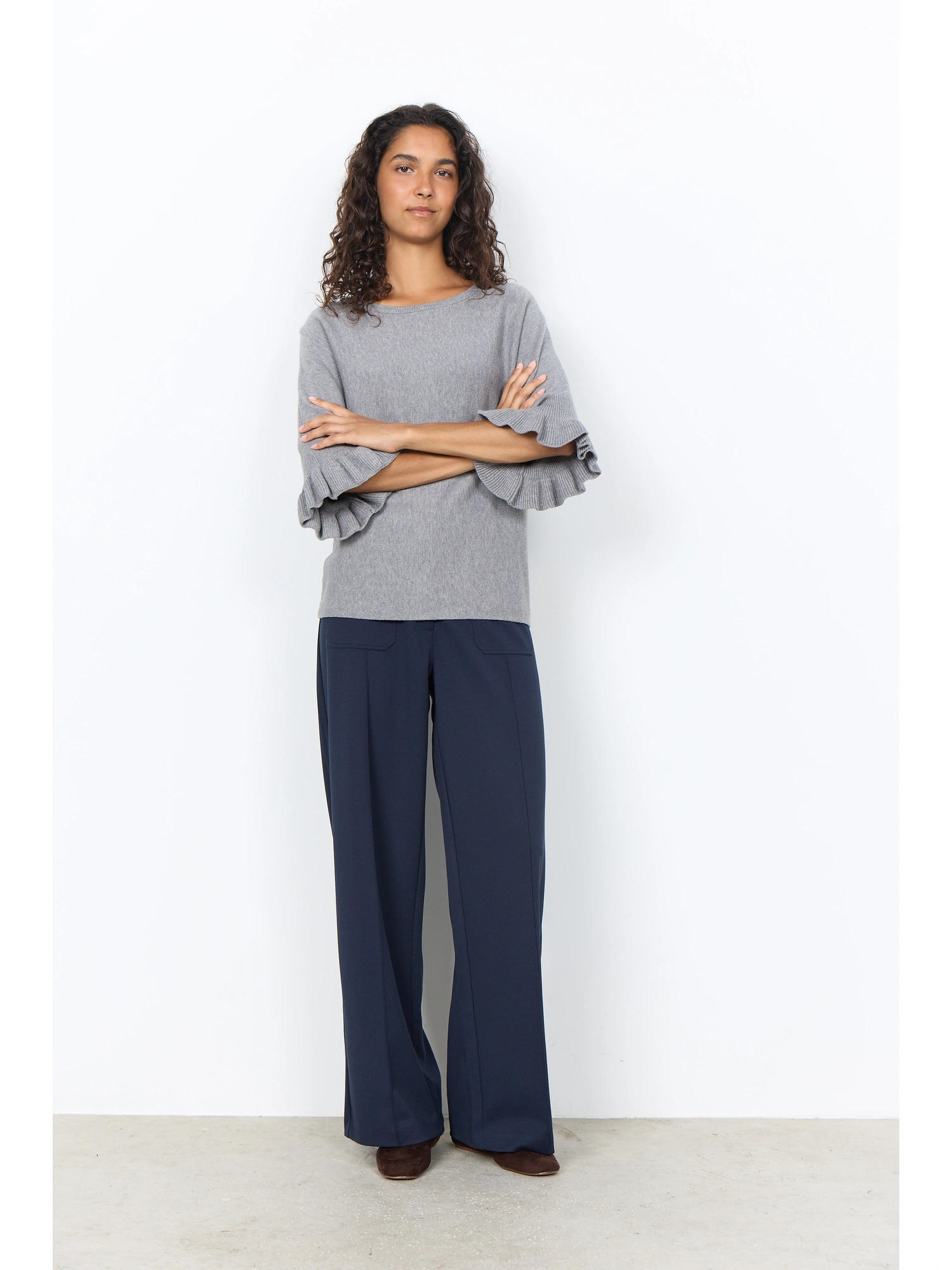 Soyaconcept SC-HELDA 1 Pullover MED. GREY MELANGE