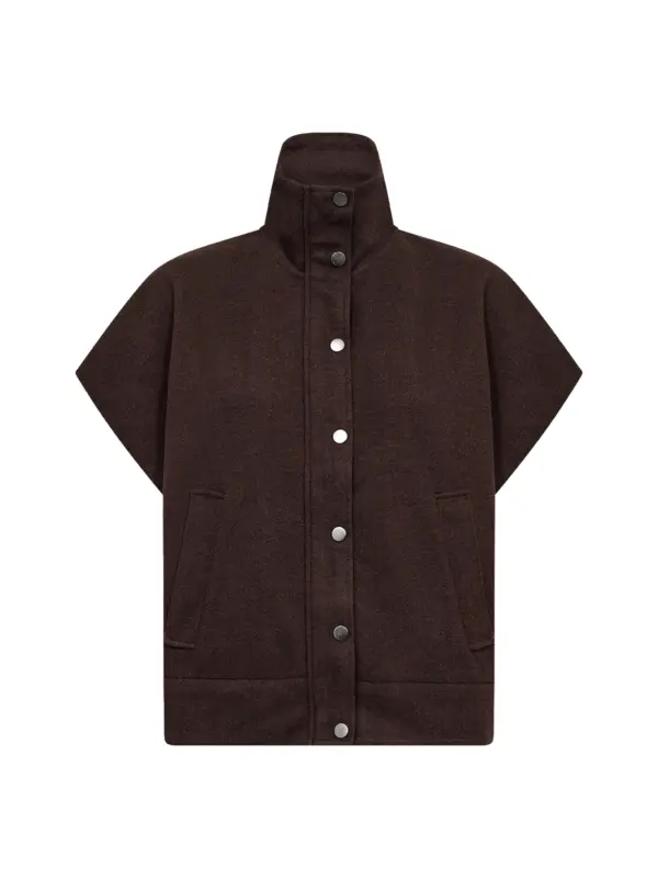 Soyaconcept SC-VAGNA 7 Vest CHOCOLATE PLUM MELANGE