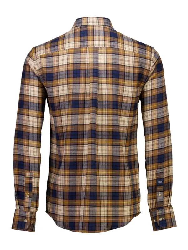 Bison Checked Shirt Camel