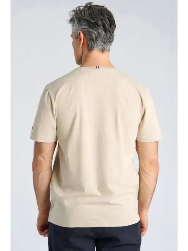 Bison O-neck Stretch Tee Print Dark Kit