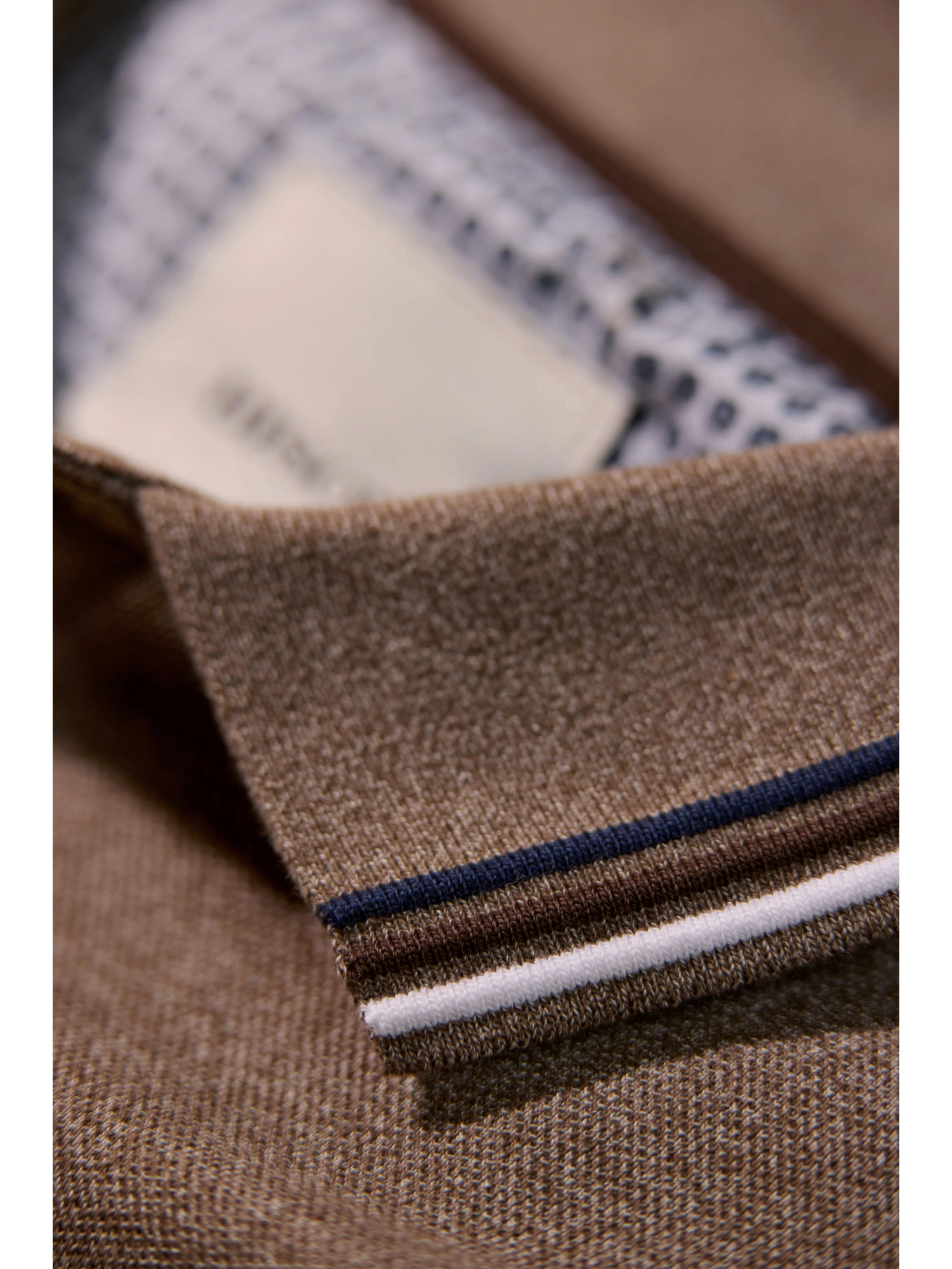 Bison Signature Polo Piqué Stone 525