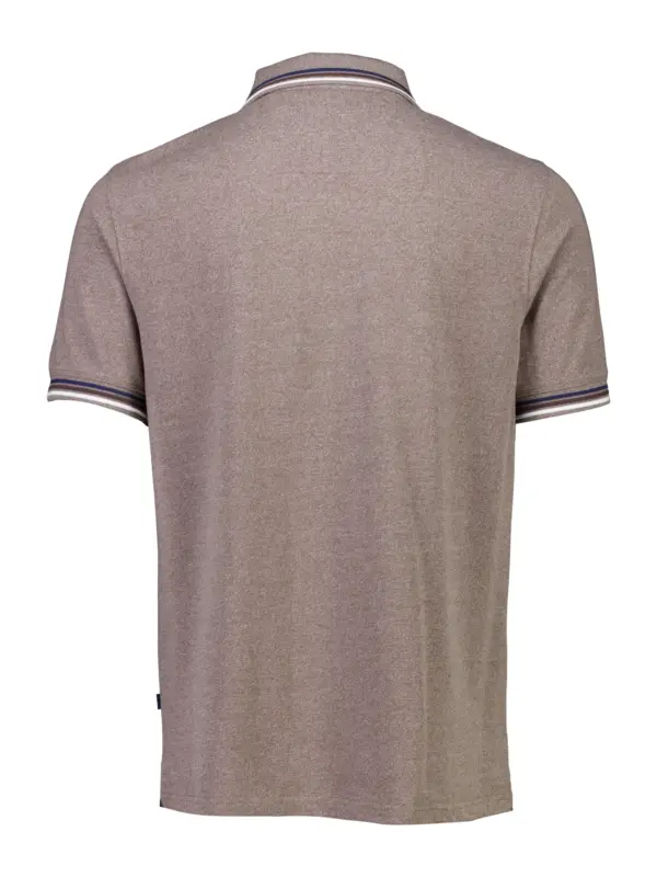 Bison Signature Polo Piqué Stone 525