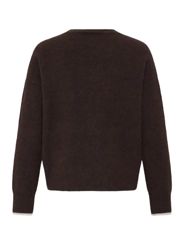 Fransa FRFLORENCE PU 2 Pullover Hot Fudge Text