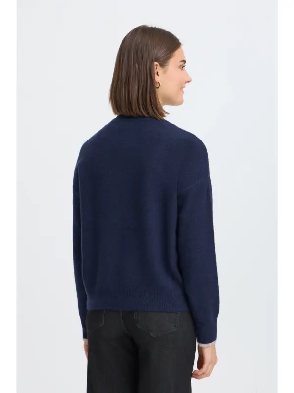 Fransa FRFLORENCE PU 2 Pullover Salute Text