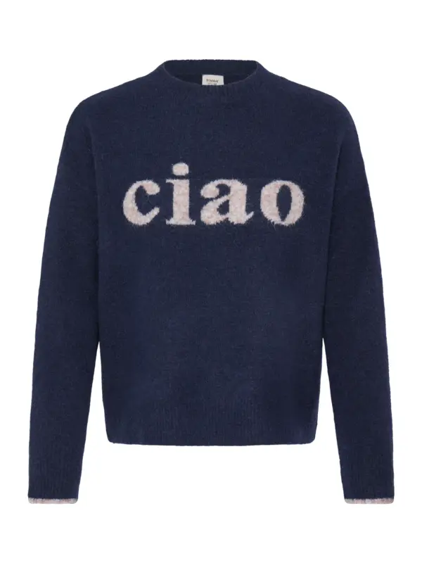 Fransa FRFLORENCE PU 2 Pullover Salute Text