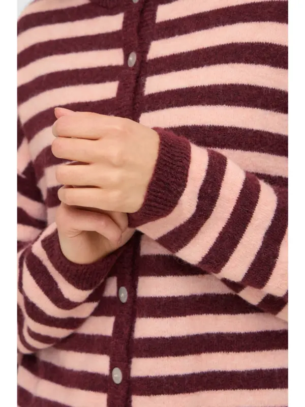 Fransa FRIDAA CAR 1 Cardigan Port-Royal Stripe