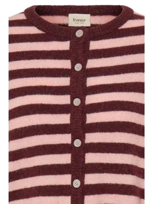 Fransa FRIDAA CAR 1 Cardigan Port-Royal Stripe