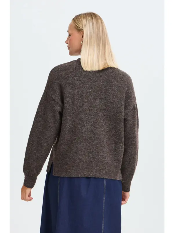 Fransa FRSANNY CAR 11 Cardigan Hot Fudge Melange