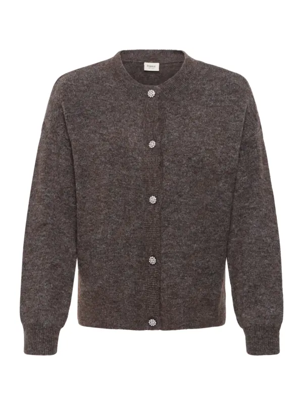 Fransa FRSANNY CAR 11 Cardigan Hot Fudge Melange