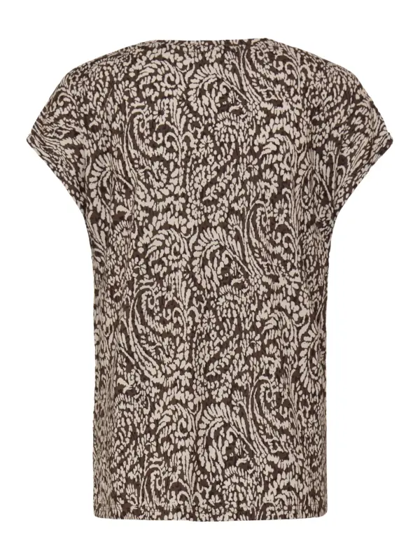 Fransa FRSEEN TEE 1 T-shirt Aura Bloom Hot Fudge
