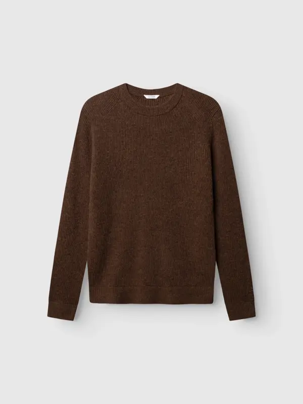GABBA Adriel O-Neck Lume Knit Brown Slate