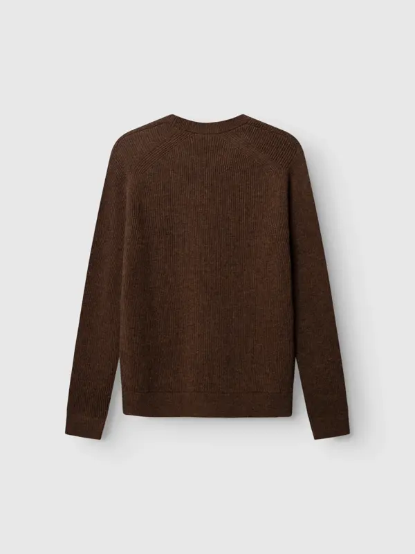 GABBA Adriel O-Neck Lume Knit Brown Slate