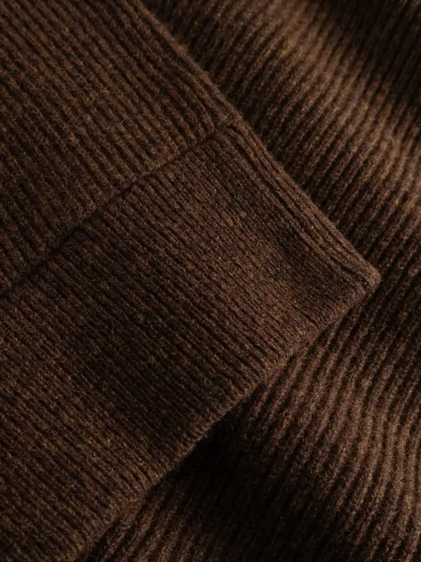 GABBA Adriel O-Neck Lume Knit Brown Slate