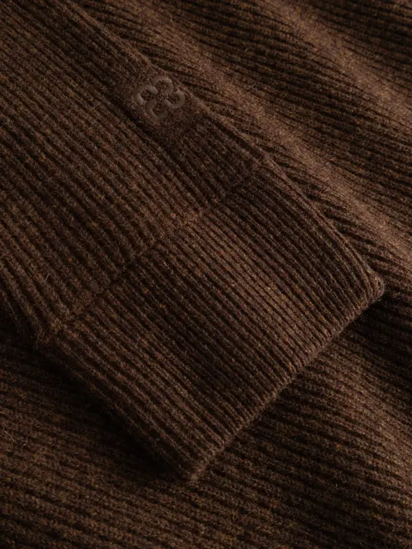 GABBA Adriel O-Neck Lume Knit Brown Slate