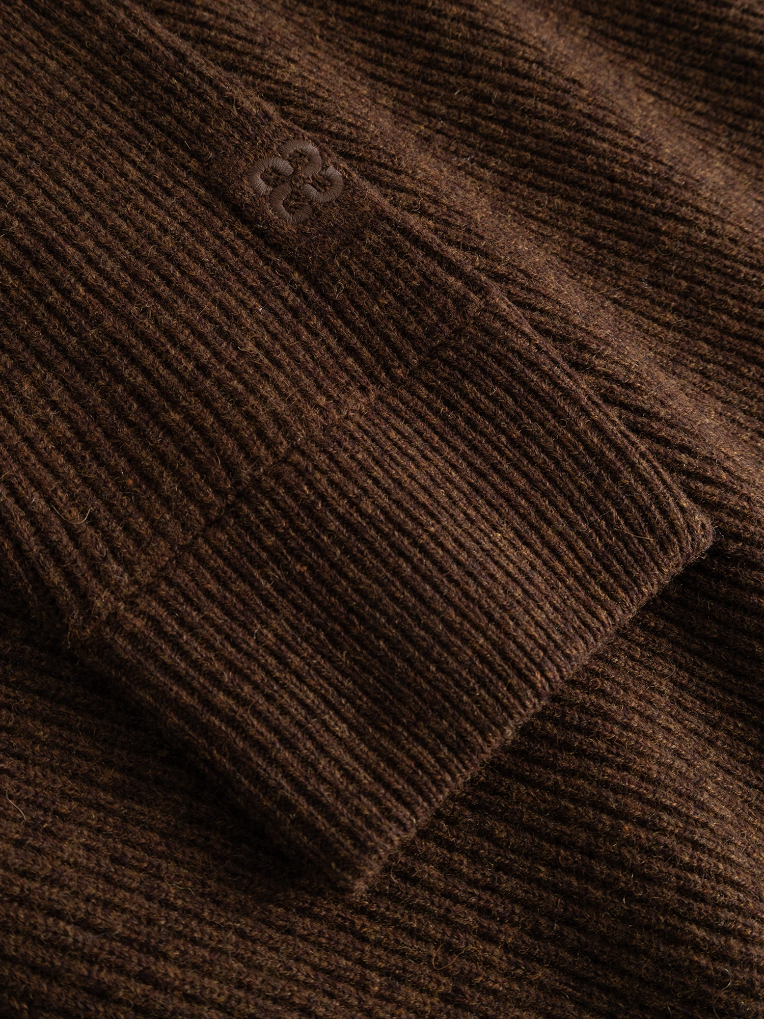 GABBA Adriel O-Neck Lume Knit Brown Slate