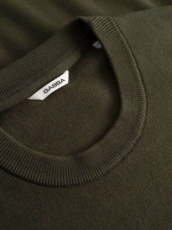 GABBA Adriel O-Neck Lume Knit Forest Night