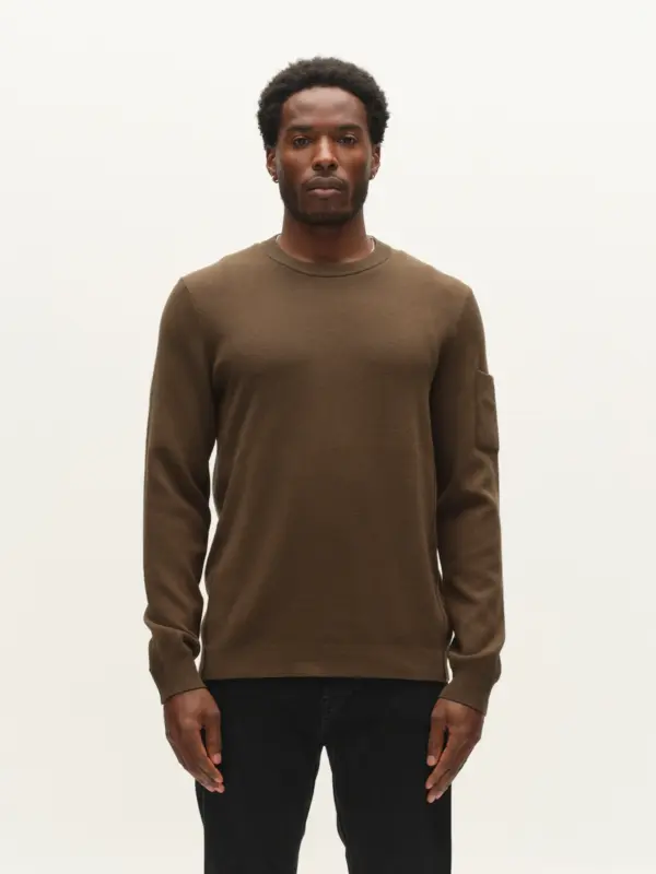 GABBA Adriel O-Neck Lume Knit Forest Night