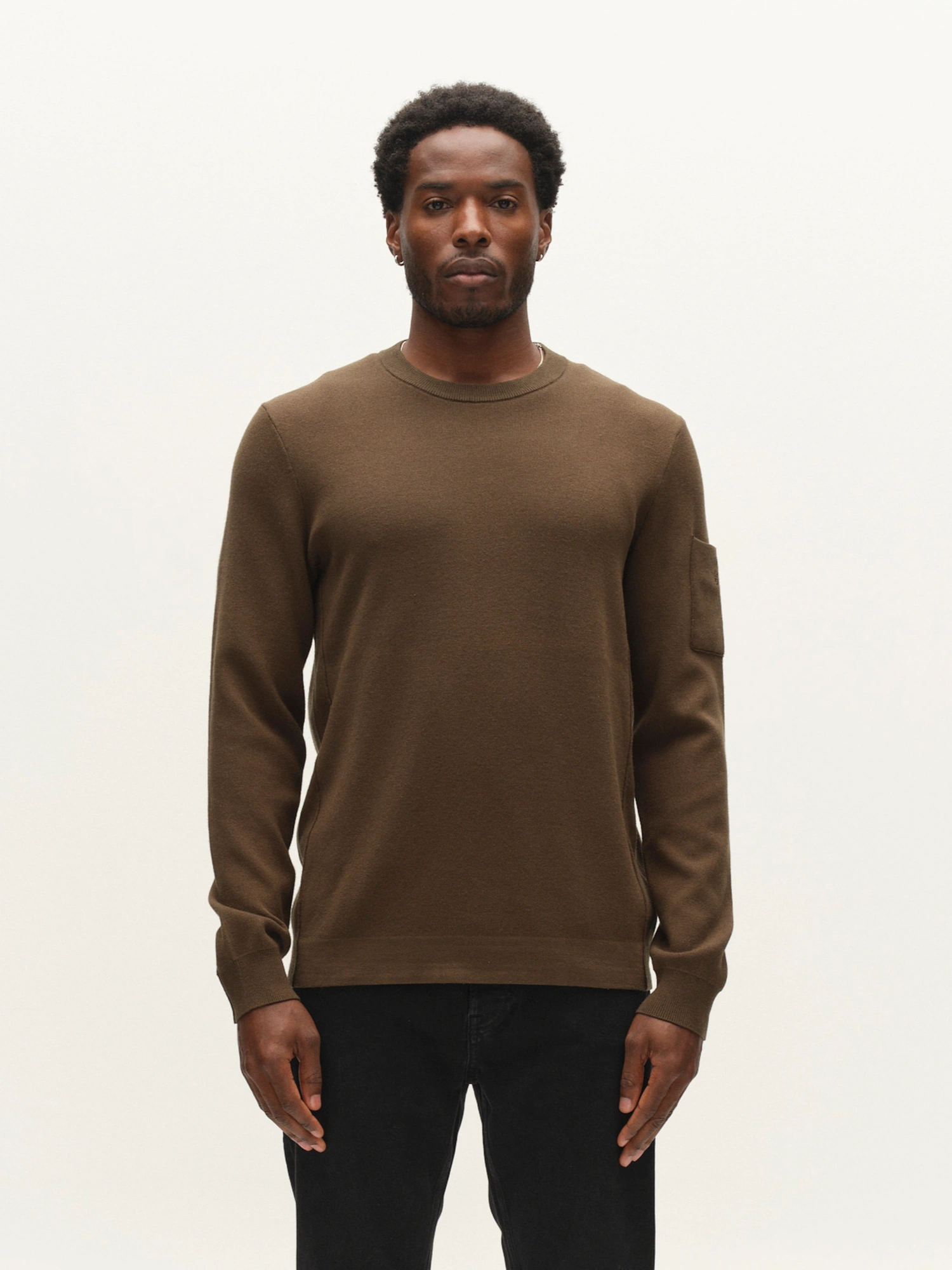 GABBA Adriel O-Neck Lume Knit Forest Night