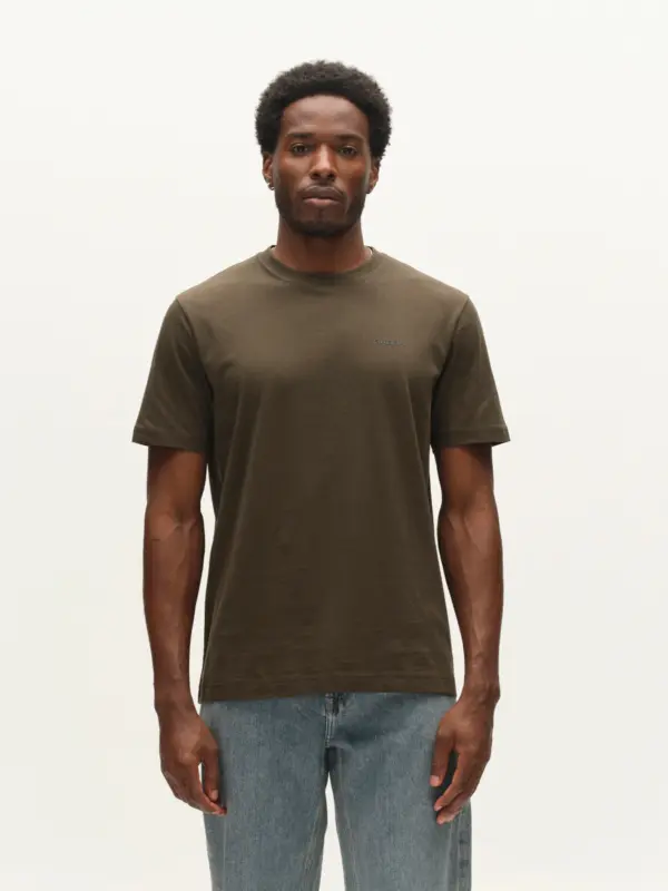 GABBA Dune Logo SS GOTS T-Shirt Forest Night