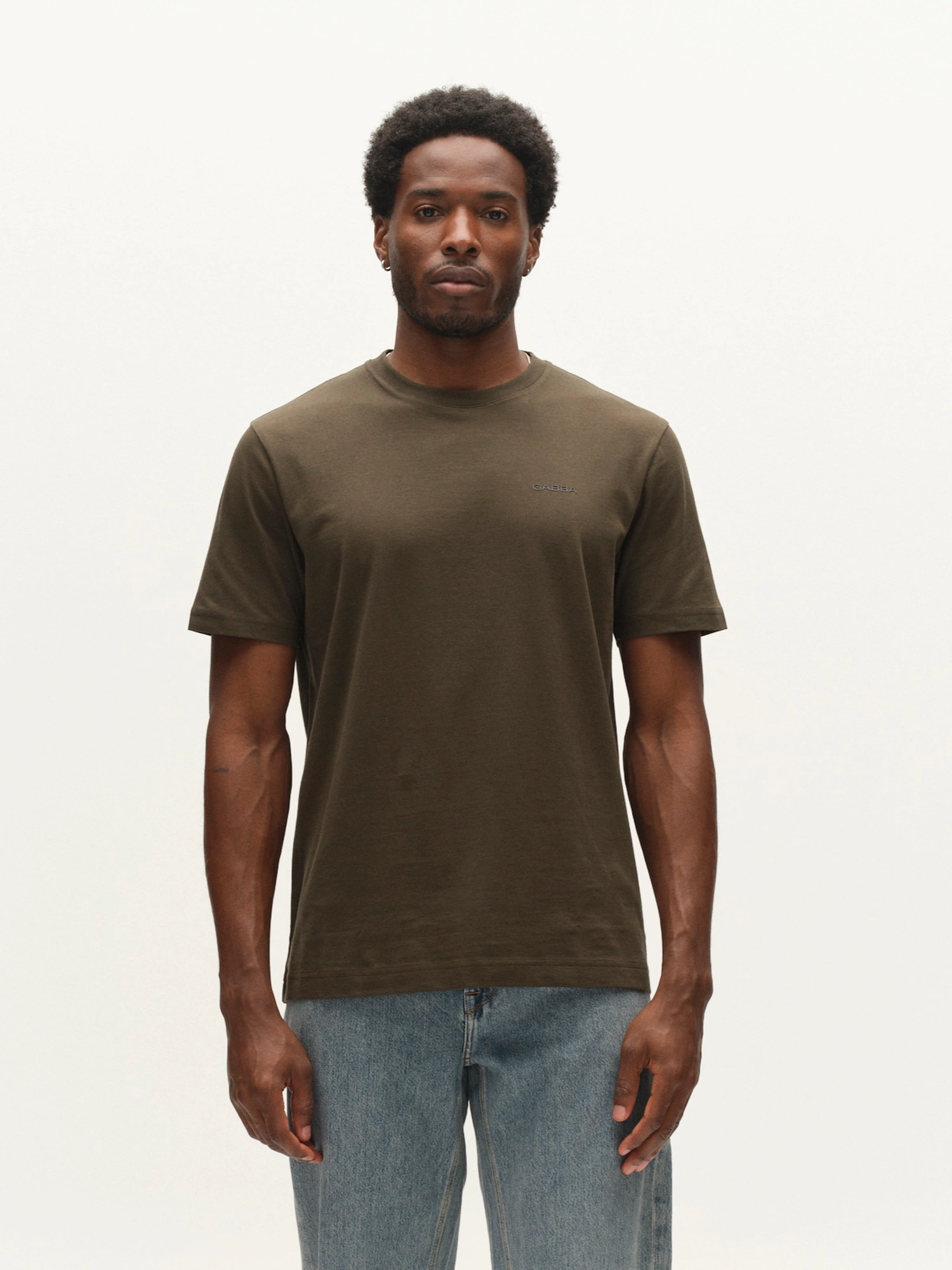 GABBA Dune Logo SS GOTS T-Shirt Forest Night