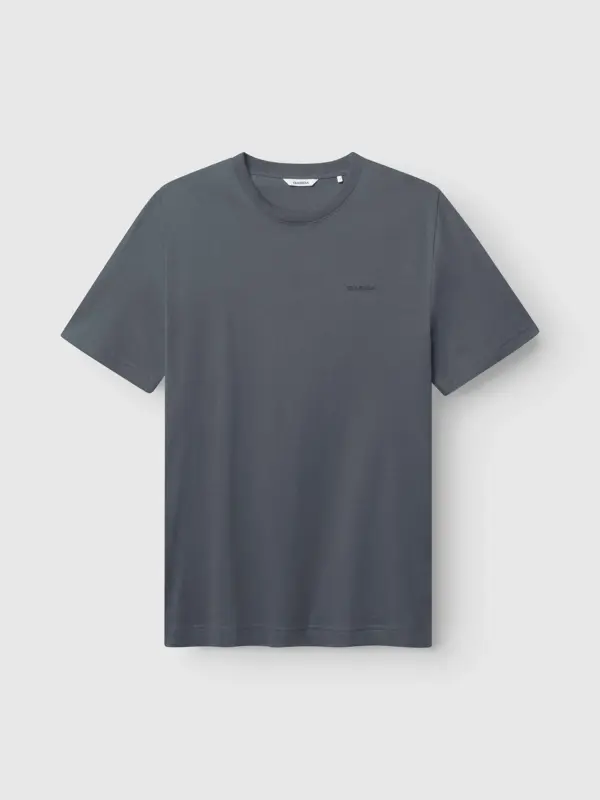 GABBA Dune Logo SS GOTS T-Shirt Turbulence Blue