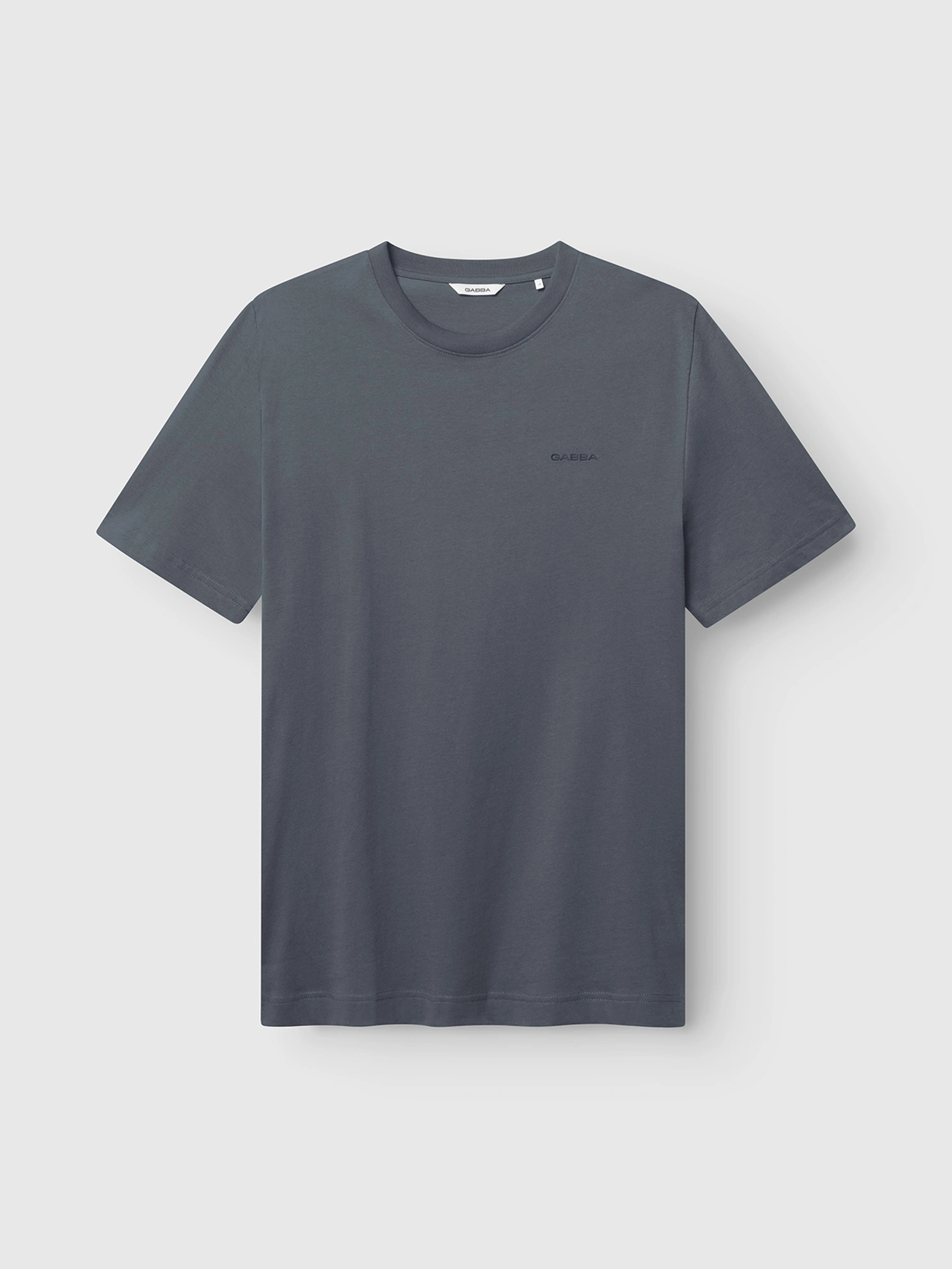 GABBA Dune Logo SS GOTS T-Shirt Turbulence Blue