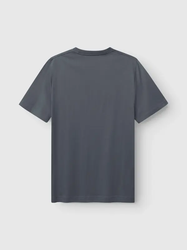 GABBA Dune Logo SS GOTS T-Shirt Turbulence Blue