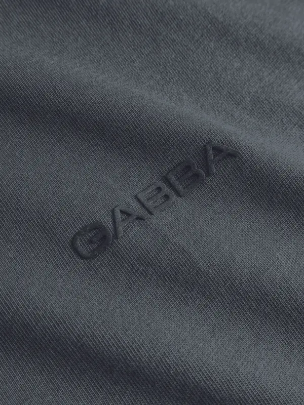 GABBA Dune Logo SS GOTS T-Shirt Turbulence Blue