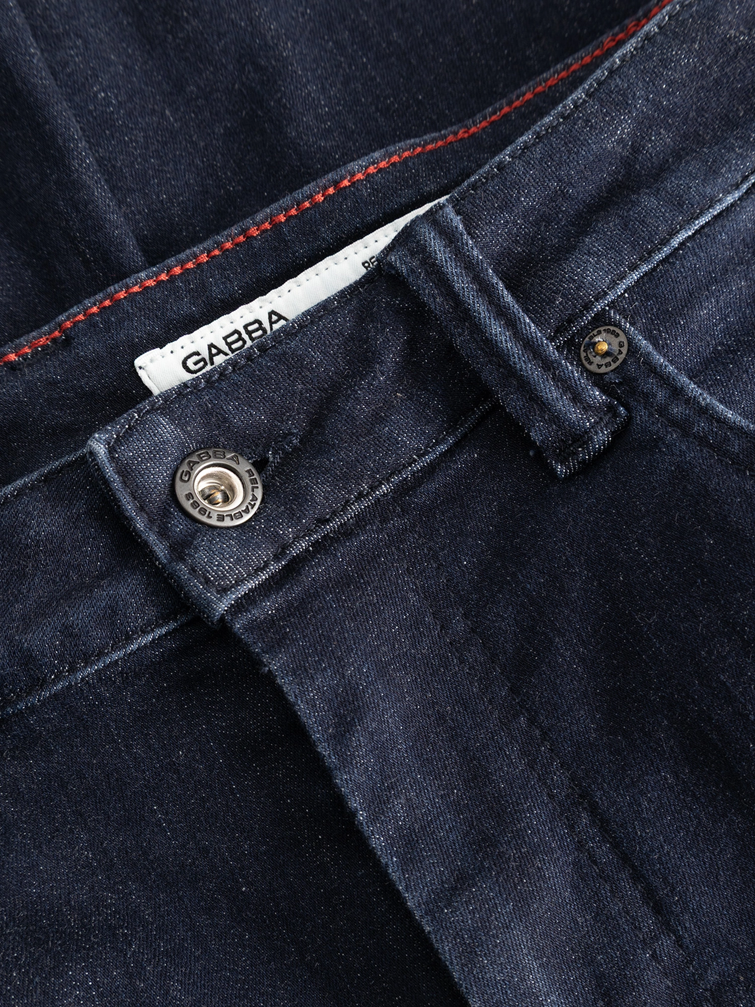 GABBA Jones Vanew Rinse Jeans Dark Blue Denim