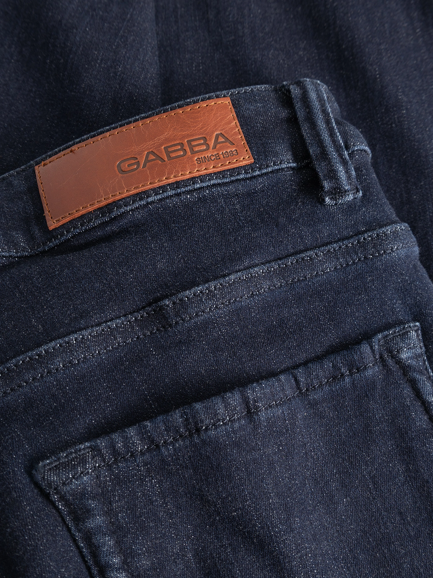 GABBA Jones Vanew Rinse Jeans Dark Blue Denim