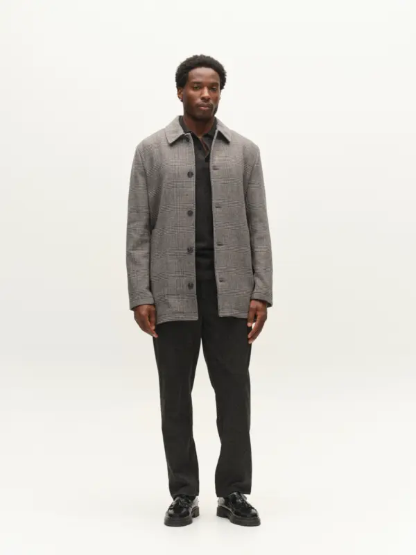 GABBA Owen Scacco Coat Grey Check