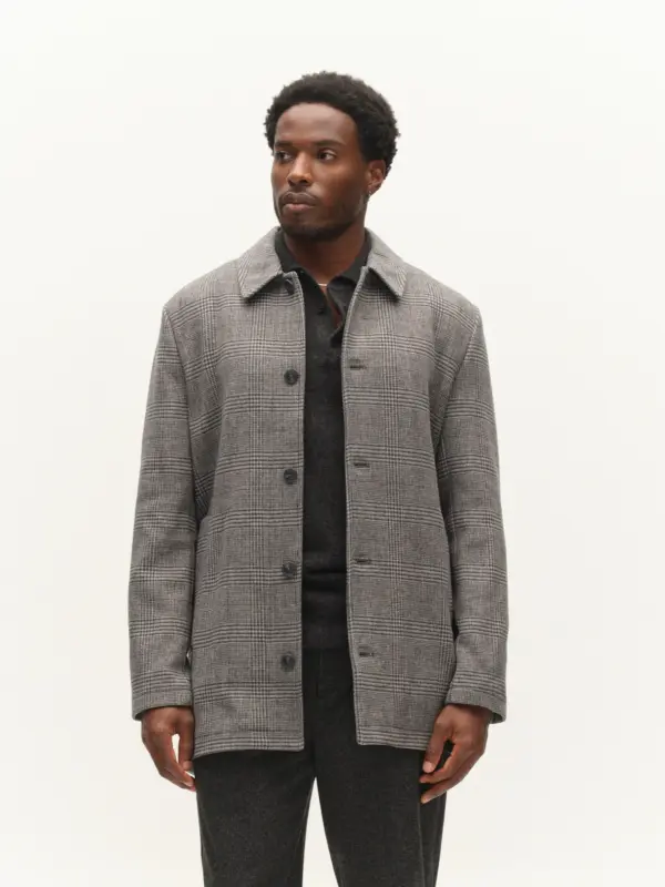 GABBA Owen Scacco Coat Grey Check