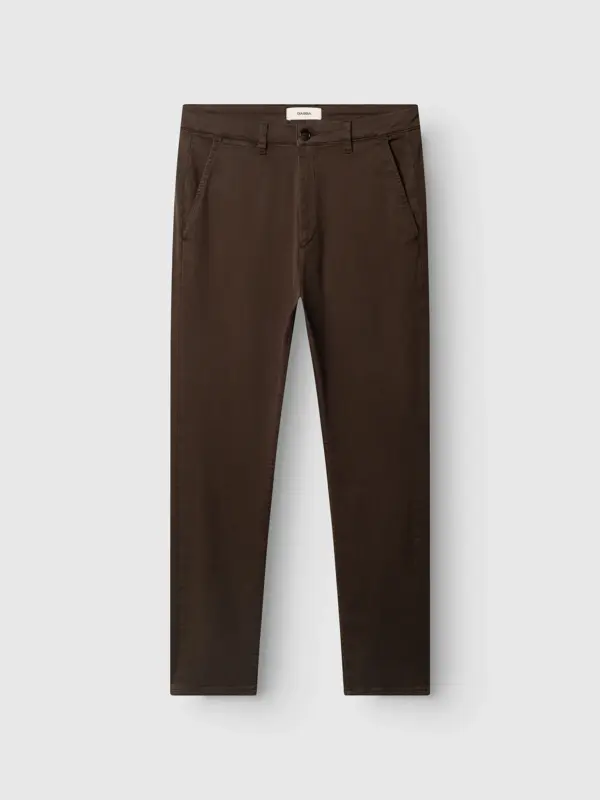 GABBA Paul K3280 Dale Chino Pants Brown Slate