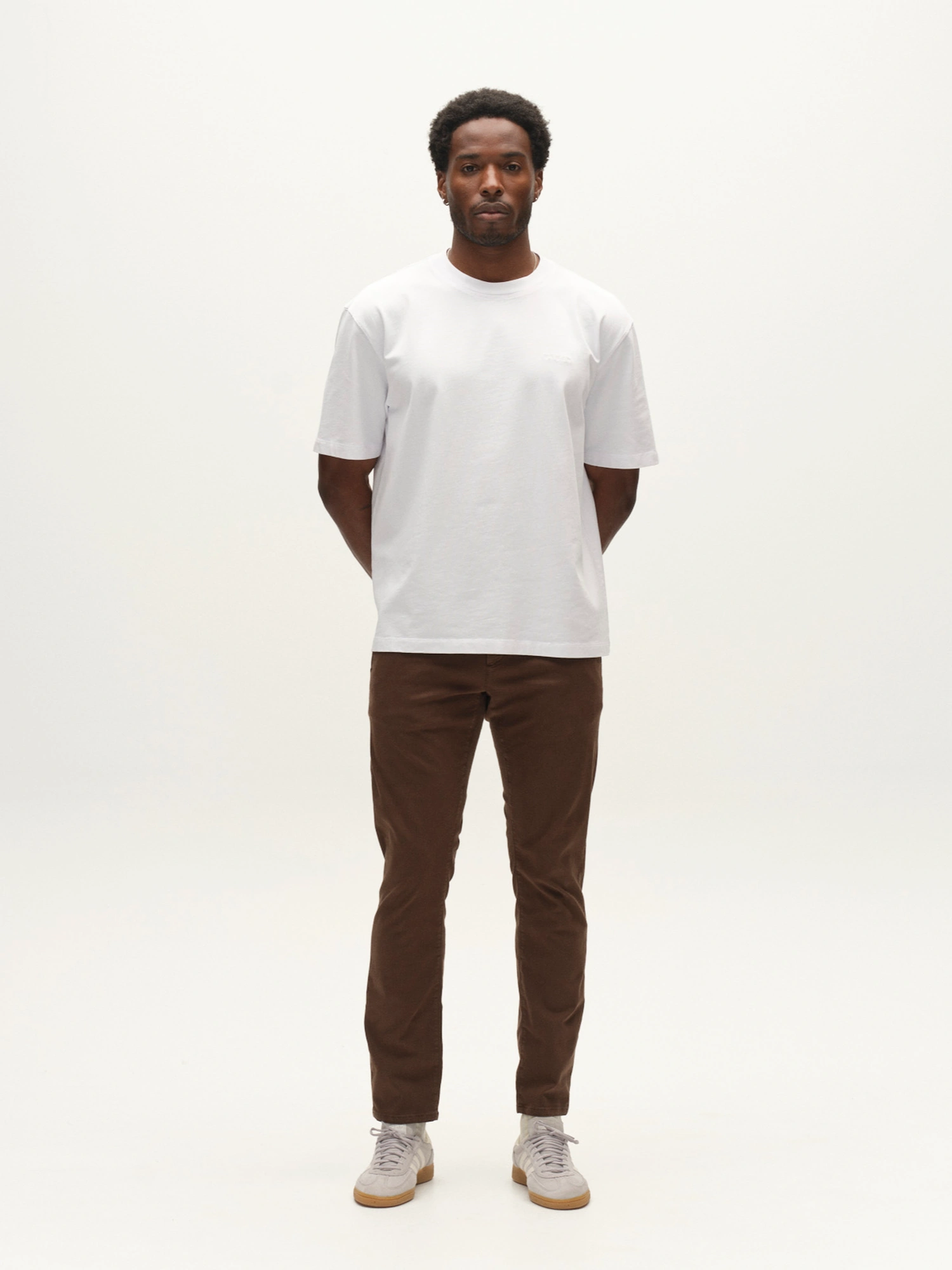 GABBA Paul K3280 Dale Chino Pants Brown Slate