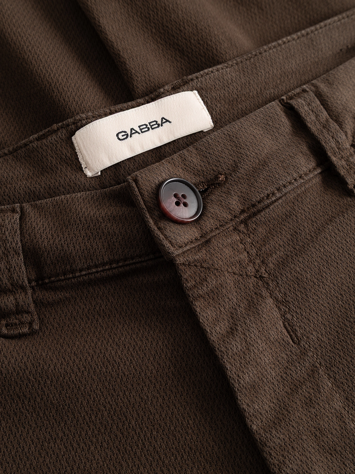 GABBA Paul K3280 Dale Chino Pants Brown Slate