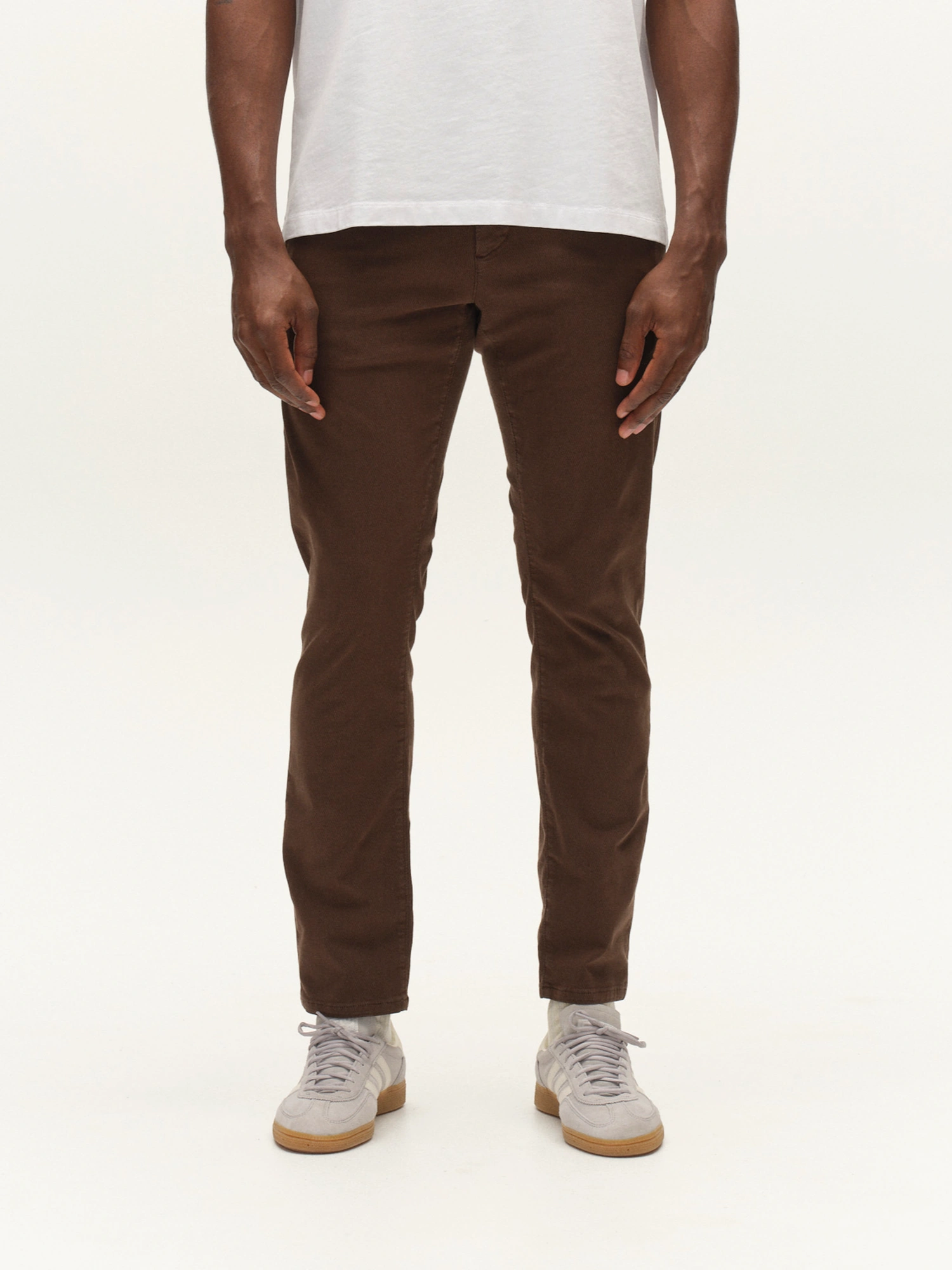 GABBA Paul K3280 Dale Chino Pants Brown Slate