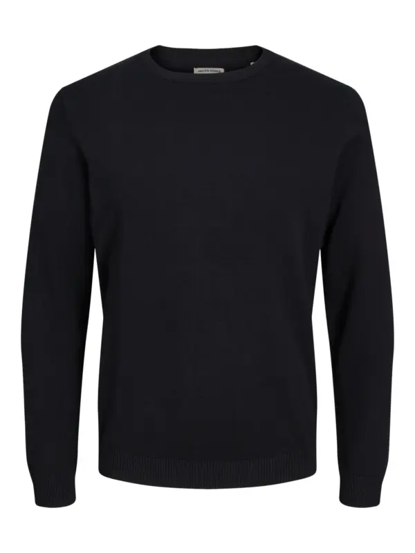 Jack & Jones JJEBASIC KNIT CREW NECK NOOS Pullover Black
