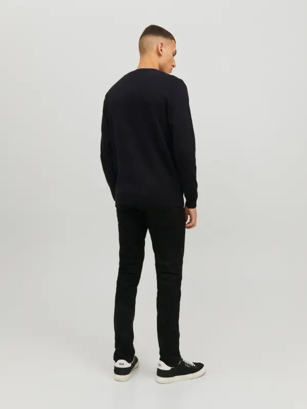 Jack & Jones JJEBASIC KNIT CREW NECK NOOS Pullover Black
