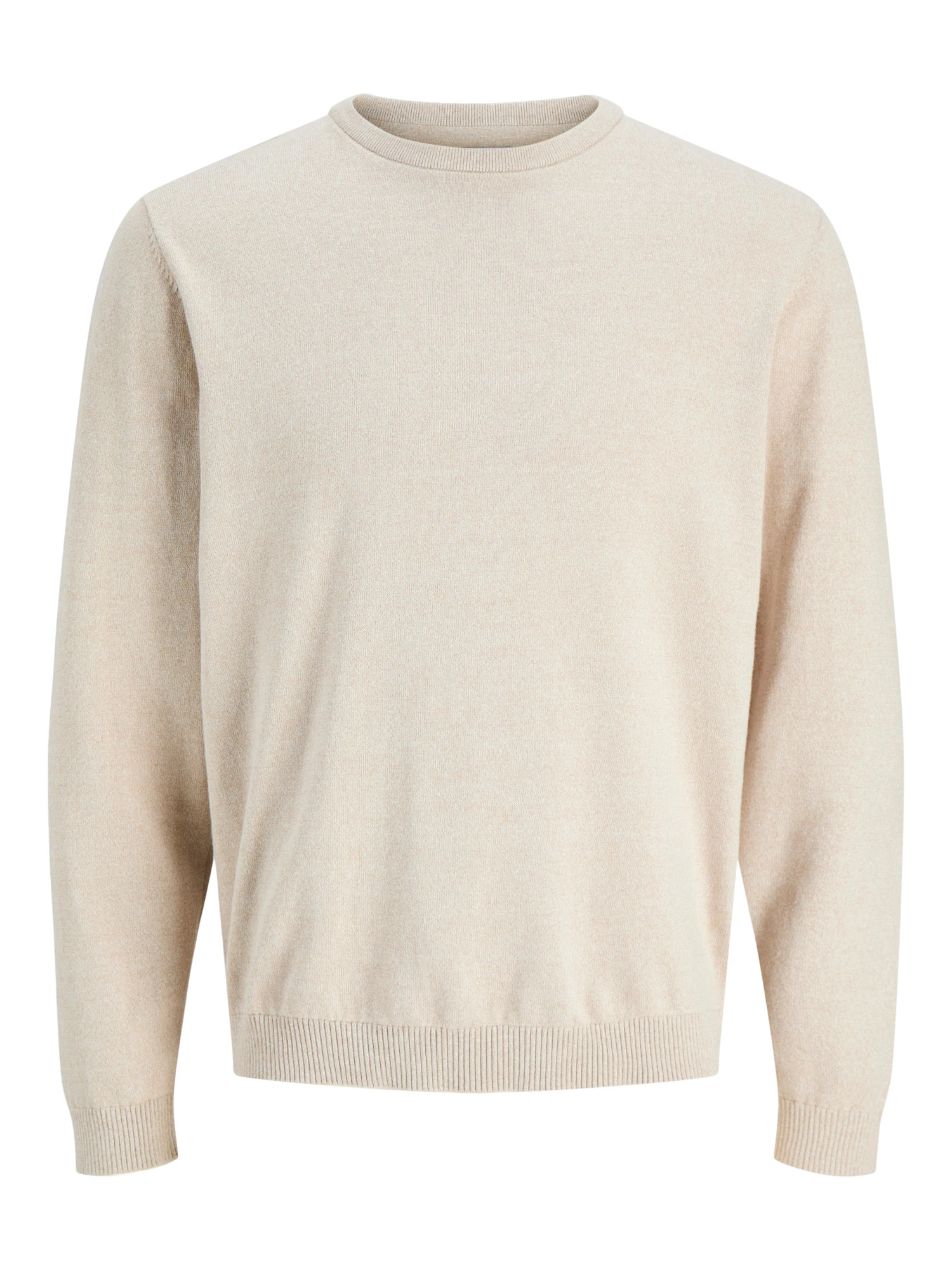 Jack & Jones JJEBASIC KNIT CREW NECK NOOS Pullover Moonbeam Twisted
