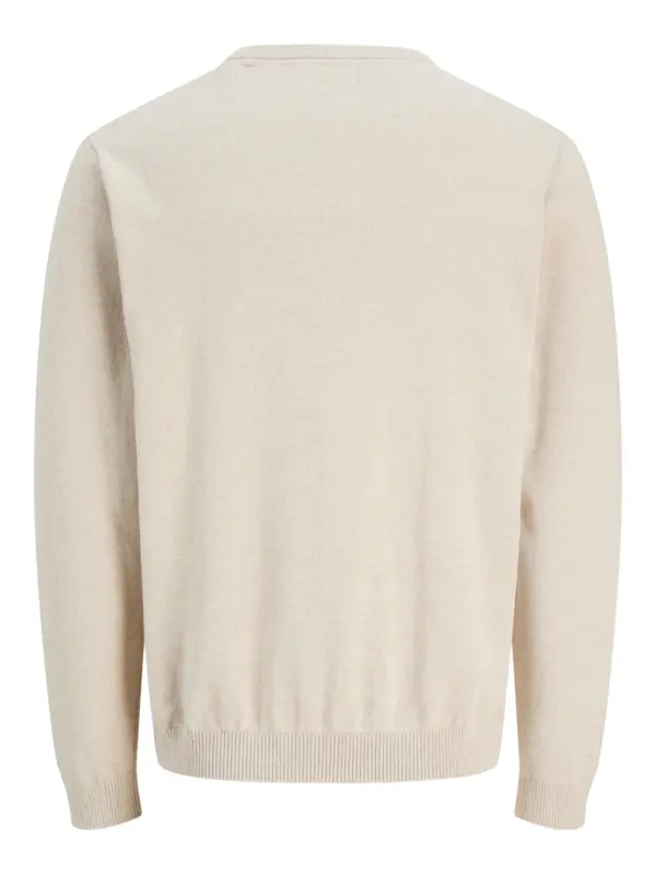 Jack & Jones JJEBASIC KNIT CREW NECK NOOS Pullover Moonbeam Twisted